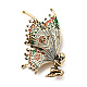 Pin de esmalte de mariposa de sirena de colores JEWB-P014-02AG-1