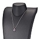 Platinum Plated Brass Necklaces NJEW-JN01415-5