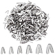 Unicraftale 480Pcs 6 Styles 304 Stainless Steel Clamp Cord Ends STAS-UN0023-32-1