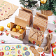 Nbeads рождественская тема подарочные конфеты бумажные коробки CON-NB0001-92-2