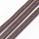 Кожаные плетеные шнуры WL-R009-12x6-03-3