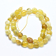 Natural Yellow Opal Beads Strands G-E483-63A-2