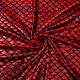 Tessuto fingerinspire a scaglie di sirena tessuto spandex con ologramma scintillante da 39.4x59 pollice colore rosso iridescente tessuto elasticizzato a 2 vie AJEW-WH0314-30B-1