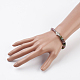 Natural Lilac Jade and Rose Quartz Jewelry Sets SJEW-JS00952-03-5