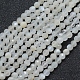 Natürlichen weißen Mondstein Perlen Stränge G-E411-07-3mm-1
