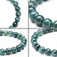 Braccialetti elastici perline tonde in giadeite naturale sunnyclue BJEW-PH0001-8mm-10-4