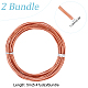 Red Copper Craft Wire CWIR-WH0017-02B-2