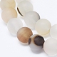 Natural Dendritic Agate Beads Strands G-D0005-21-8mm-3