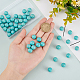 ARRICRAFT 50Pcs Synthetic Turquoise Beads G-AR0004-59-3