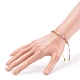 Nylon réglable bracelets cordon tressé BJEW-JB06015-01-5