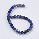 Natural Sodalite Beads Strands X-G-G515-6mm-07-2