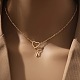 Сердце буква латунный микро паве прозрачный кубический цирконий инициал лариат ожерелья FS-WG6D374-23-1