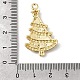 Эмали сплава с стразами подвески FIND-H055-16G-01-3