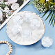 CHGCRAFT 40Pcs White Transparent Plastic Ring Boxes Crystal Earrings Jewelry Storage Boxes Display Organizer Case with Foam for Storing Rings Jewelry Earrings OBOX-CA0001-001B-5