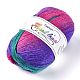 ウール編み糸  セグメント染め  かぎ針編みの糸  カラフル  1ミリメートル、約400 M /ロール YCOR-F001-14-1