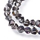 Electroplate Glass Beads Strands EGLA-L016-A-3