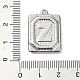 Подвески из нержавеющей стали 304 с защитой от потускнения STAS-U033-01P-Z-3