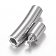 316 in acciaio inox chiusure a vite magnetici per la realizzazione di braccialetti X-STAS-A021-4mm-3