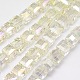 Pearl Luster Plated Crystal Glass Beads Strands EGLA-F016-B05-2
