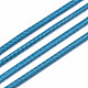 木綿糸ワックスコード  スプールで  スチールブルー  2mm  約90m /ロール YC-Q005-2mm-130-1