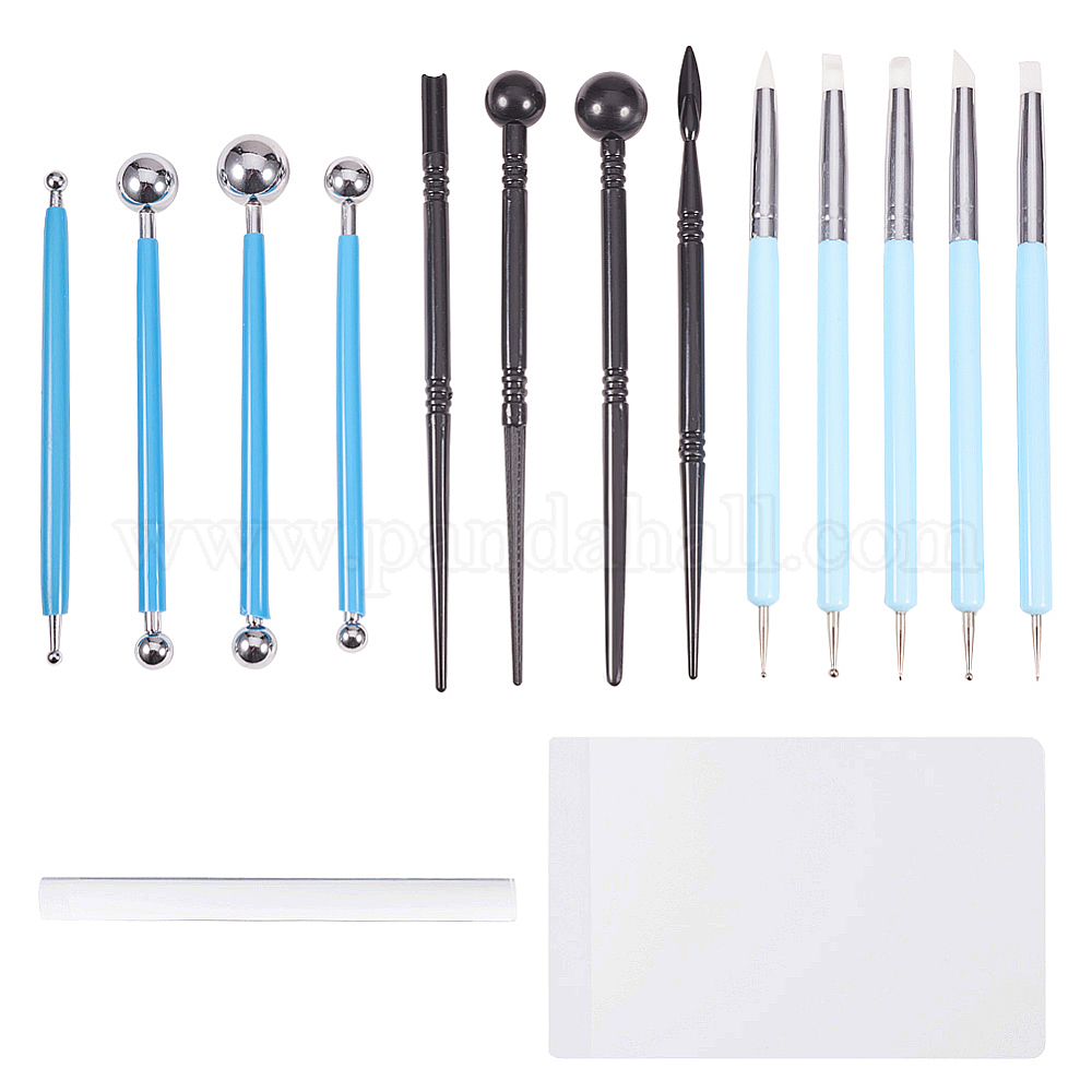 Wholesale BENECREAT 15PCS Clay Sculpting Tools Set Ball Stylus Dotting ...