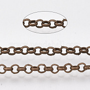 Паяные латунные цепи Роло CH-S125-08B-R
