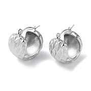 Толстые серьги-кольца из нержавеющей стали марки 304 STAS-Z052-12P