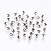 Круглые разделительные бусины из нержавеющей стали 304 STAS-I050-06-4mm