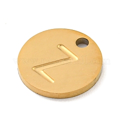 Pendentifs en acier inoxydable 304 avec placage ionique (IP)&nbsp;FIND-M017-02G-Z