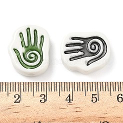 Фарфоровые бусины ручной работы PORC-D025-02