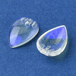 Гальванические подвески из прозрачного стекла&nbsp;GLAA-YW0003-13