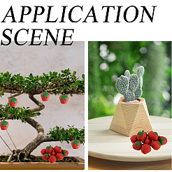 10шт пластиковая игрушка-яблоко&nbsp;KY-CA0001-55