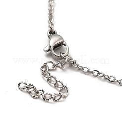 Bracelet de cheville en émail avec mauvais œil&nbsp;AJEW-C021-09P