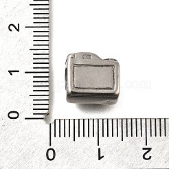 Европейские бусины из нержавеющей стали 304 STAS-M100-08AS