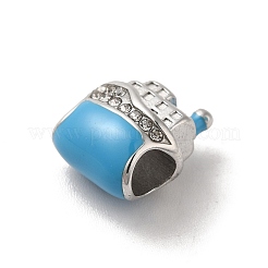 304 нержавеющая сталь эмалированные европейские бусины STAS-G308-15P