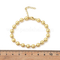Браслеты из латуни с шариковой цепочкой для женщин&nbsp;LS-BJEW-G676-01C-G