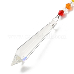 Chakra-Thema-Edelstein-Anhänger-Dekoration&nbsp;LS-AJEW-P098-17P