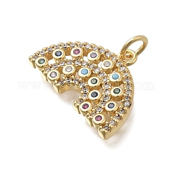 Латунные микро проложить кубического циркония подвески&nbsp;KK-D431-013G