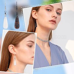 50 шт. 5 крючка для сережек из нержавеющей стали 304 FIND-UN0001-32