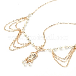 Catena della testa della nappa delle donne della Boemia&nbsp;OHAR-WH0005-01G