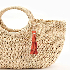 4 шт. подвески-кисточки из искусственной кожи 4 цветов&nbsp;FIND-LP0007-24B