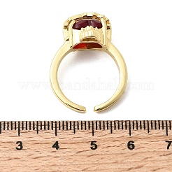 Открытые манжеты из латуни с микропаве кубический цирконий&nbsp;RJEW-P178-02B-G