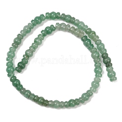 Естественный зеленый авантюрин бисер нитей G-P595-B04-01
