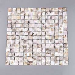 Cabujones de mosaico de conchas de agua dulce naturales&nbsp;SHEL-Q029-05B
