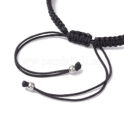 7шт 7 цвета браслеты из натуральных ракушек каури плетеные из бусин для женщин BJEW-JB11765