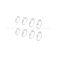 Расширяемое регулируемое кольцо из нержавеющей стали 304 для женщин&nbsp;RJEW-UN0001-19P