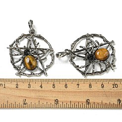 Природных тигровый глаз подвески&nbsp;G-P547-05AS-10