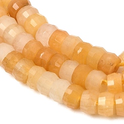 Natürliche Topas-Jade-Heishi-Perlenstränge&nbsp;G-A299-A21-01