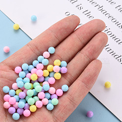 Непрозрачные акриловые бусины PAB702Y-A01