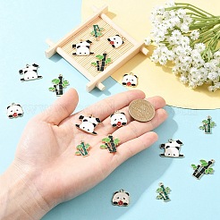 20шт 4 стиля подвески из сплава с эмалью&nbsp;ENAM-YW0008-08